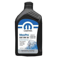 Óleo 0W-30 Mopar Maxpro 100% Sintético API ACEA C2... - DNA DO CARRO®