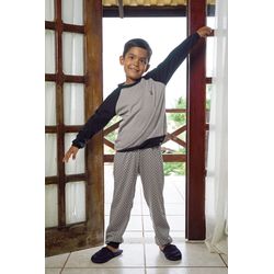 Pijama Infantil Masculino em Moletinho - PI10810 - D'Noite - Pijamas e Homewear