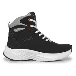 Bota Tênis Fitness Masculino Cano Alto de Couro 20... - Docvi Distribuidora