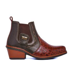 Bota Country masculina Couro Peão Moderno Cowboy R... - Docvi Distribuidora