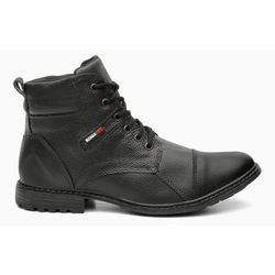 bota Coturno Casual Masculino Sola Costurada RC Pr... - Docvi Distribuidora