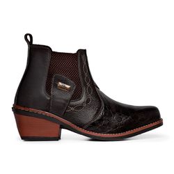 Bota Country masculina Couro Peão Moderno Cowboy R... - Docvi Distribuidora