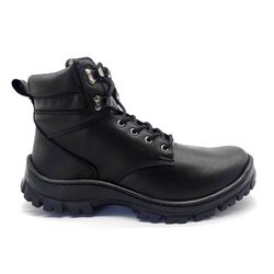 Coturno Militar Preto Operacional De Couro 1001 Pr... - Docvi Distribuidora