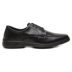 Sapato Social Masculino Preto Confort Ortopédico C... - Docvi Distribuidora