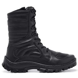 Coturno Bota Militar Couro Bovino Preto 500 Preto ... - Docvi Distribuidora
