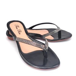 Sandália Feminina Rasteirinha Salto 2 Cm de Dedo 7... - Docvi Distribuidora
