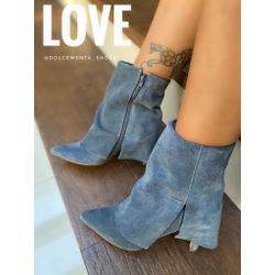 Bota Celine {Azul} - Dolce & Menta