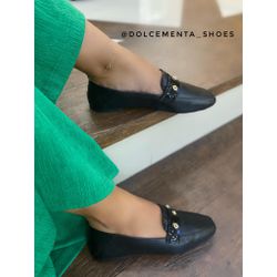 Mocassim Vivian {Preto} - Dolce & Menta