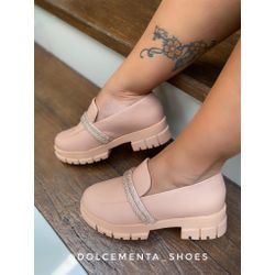 Mocassim Helena {Nude} - Dolce & Menta