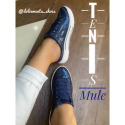 Tênis Mule Angela [Azul] - Dolce & Menta