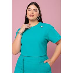 Blusa de alfaiataria - 16718 - Dominique por Fátima Abrahão | Elegante e atemporal