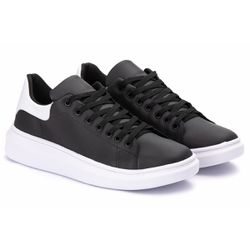 Domínio Casual Preto e Branco - casual-shoes - Domínio Shoes 