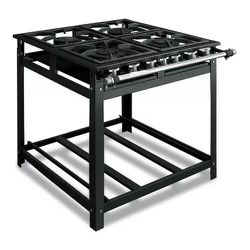 Fogão 4 Bocas Baixa Pressão Linha Luxo - Cristal A... - Dom Pedro Refrigeração