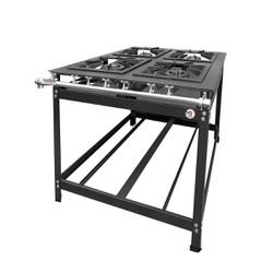Fogão 4 Bocas Baixa Pressão 40x40 Linha Luxo Light... - Dom Pedro Refrigeração