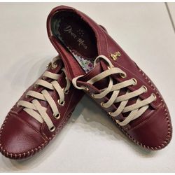 Sapatenís Marsala Cadarço - DONAMOCA