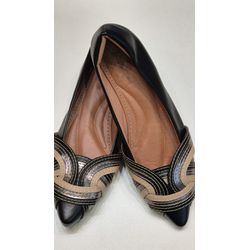 Sapatilha Preta Entrelaçada - DONAMOCA