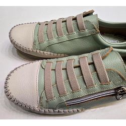 Sapatenis Feminino Verde Off White - DONAMOCA