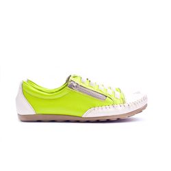 Sapatenis Feminino Verde Ziper - DONAMOCA