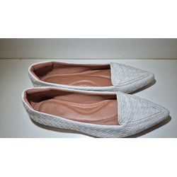 Sapatilha Dona Moça Branco Cracolado - DONAMOCA