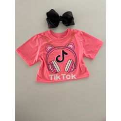 Cropped Tik Tok Neon - Dondokinha Kids