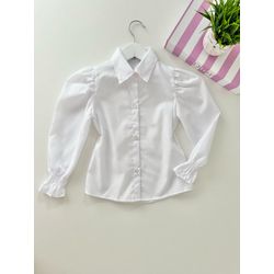 Camisa Helena Branca - Dondokinha Kids