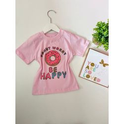 T-shirt Donut Rosa - Dondokinha Kids