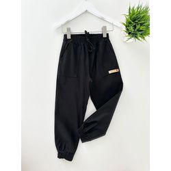 Calça Jogger Preta - Dondokinha Kids