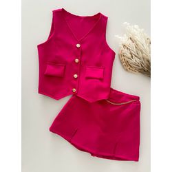 Conjunto Juvenil Pink - Dondokinha Kids