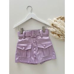 Short Saia Jhenifer Lilas - Dondokinha Kids