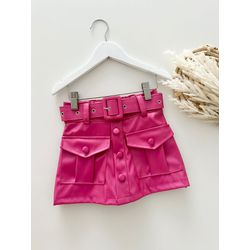 Short Saia Jhenifer Pink - Dondokinha Kids