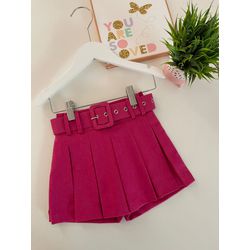 Short Saia Ana Clara Pink - Dondokinha Kids