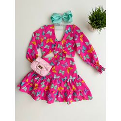 Vestido Isadora Pink - Dondokinha Kids