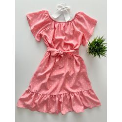 Vestido Póa Rosa - Dondokinha Kids