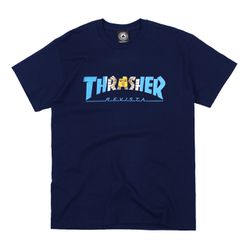 Camiseta Thrasher Argentina Navy - 3014 - DREAMS SKATESHOP