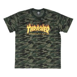 Camiseta Thrasher Flame Mag Camo - 3177 - DREAMS SKATESHOP