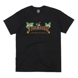 Camiseta Thrasher Tiki Black - 3015 - DREAMS SKATESHOP