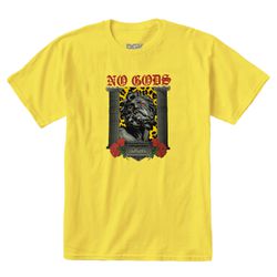 Camiseta DGK No Gods Yellow - 2496 - DREAMS SKATESHOP