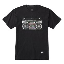 Camiseta Grizzly Boom Box Black - 2477 - DREAMS SKATESHOP