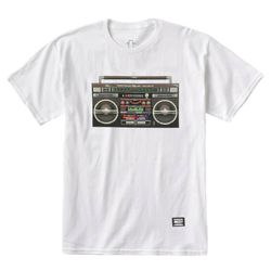 Camiseta Grizzly Boom Box White - 2477 - DREAMS SKATESHOP