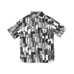 Button Shirt High Mural Black - 4202 - DREAMS SKATESHOP