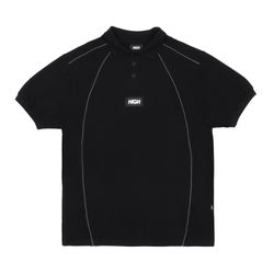 Camisa Polo High Attic Black Grey - 5095 - DREAMS SKATESHOP