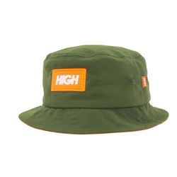 Cargo Bucket Hat High Green Orange - 4738 - DREAMS SKATESHOP