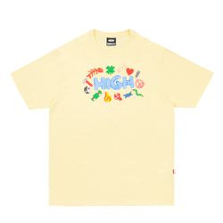 Camiseta High Tee Clay Soft Yellow - 4821 - DREAMS SKATESHOP