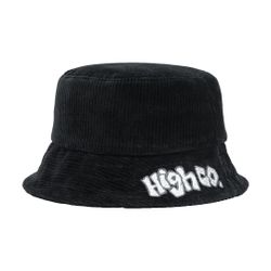 Bucket Hat High Corduroy Black - 5461 - DREAMS SKATESHOP