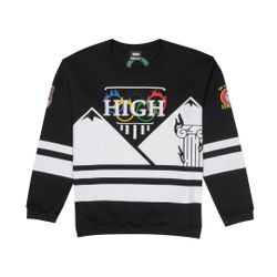 CrewNeck High Olympic Black - 5455 - DREAMS SKATESHOP