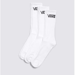 Meia Vans Class Crew 41/45 White (Pack 3) - 5634 - DREAMS SKATESHOP