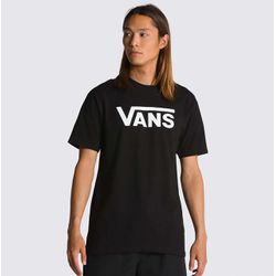 Camiseta Vans Classic Black White - 5638 - DREAMS SKATESHOP