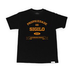 Camiseta Sigilo Propriedade de Sigilo Preto - 2227 - DREAMS SKATESHOP