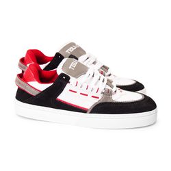 Tênis Tesla Coil Black White Red - 4315 - DREAMS SKATESHOP