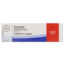 Femiane Gestodeno 0,075mg + Etinilestradiol 0,02mg... - Drogacenter